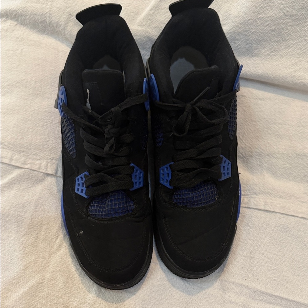 Jordan Black and Blue Sneakers